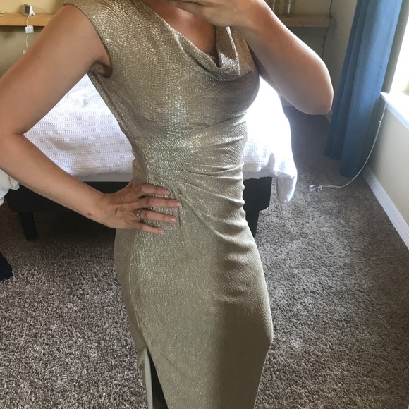 fancy gold dress